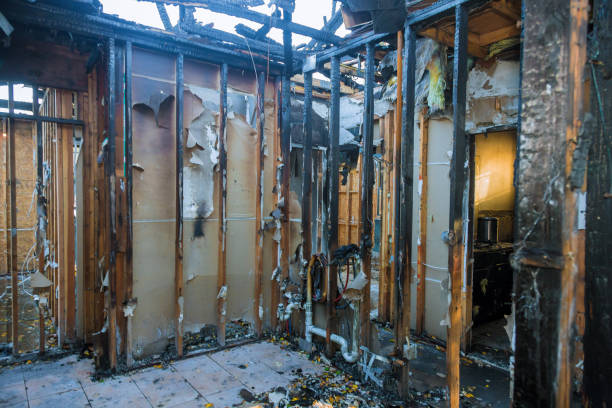 Professional Fire Damage Removal technician working in Richmond, VA